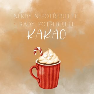 🌿🍫 Někdy nepotřebujete rady. Potřebujete kakao. A přesně takové chvíle si zasloužíte – chvíle jen pro sebe, kdy svět může...